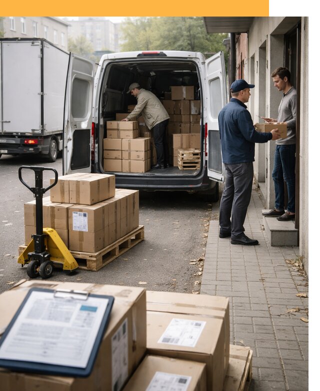 Доставка грузов от двери до двери с таможней от 45909 руб.