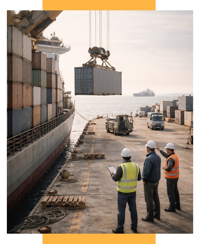 Морские перевозки грузов по миру от 45909 р. | СетСервис-Бгк