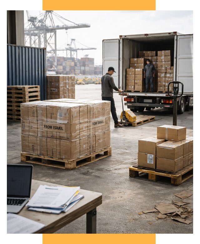 Доставка грузов из Израиля от 15303 р., логистика от СетСервис-Бгк