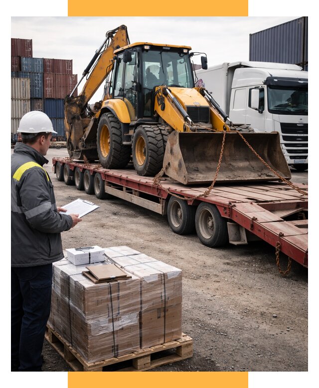 Международная перевозка спецтехники от 45909 р., СетСервис-Бгк