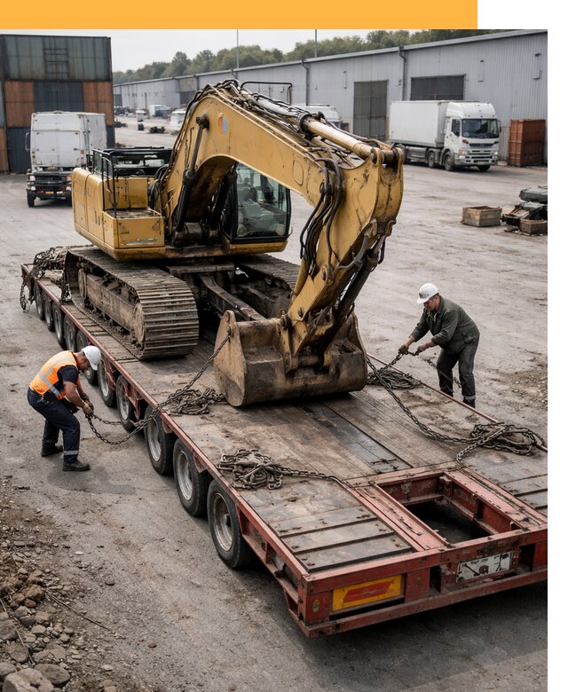 Перевозка спецтехники по России и миру от 45909 руб