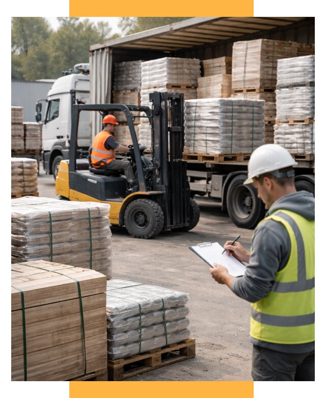 Перевозка строительных материалов от 5611 р. | СетСервис-Бгк