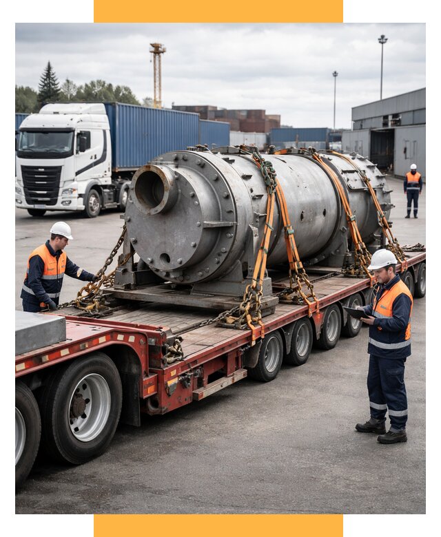 Перевозка тяжеловесных грузов под ключ от 153030 р. | СетСервис-Бгк